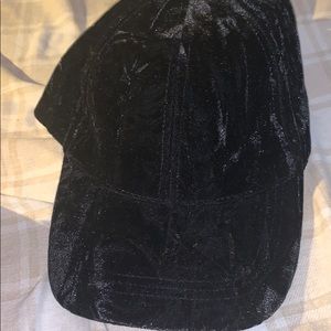 Black trendy hat